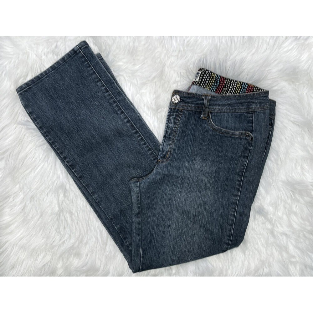 Blue Epic Jeans Women's Blue Denim Mid Rise Size 12